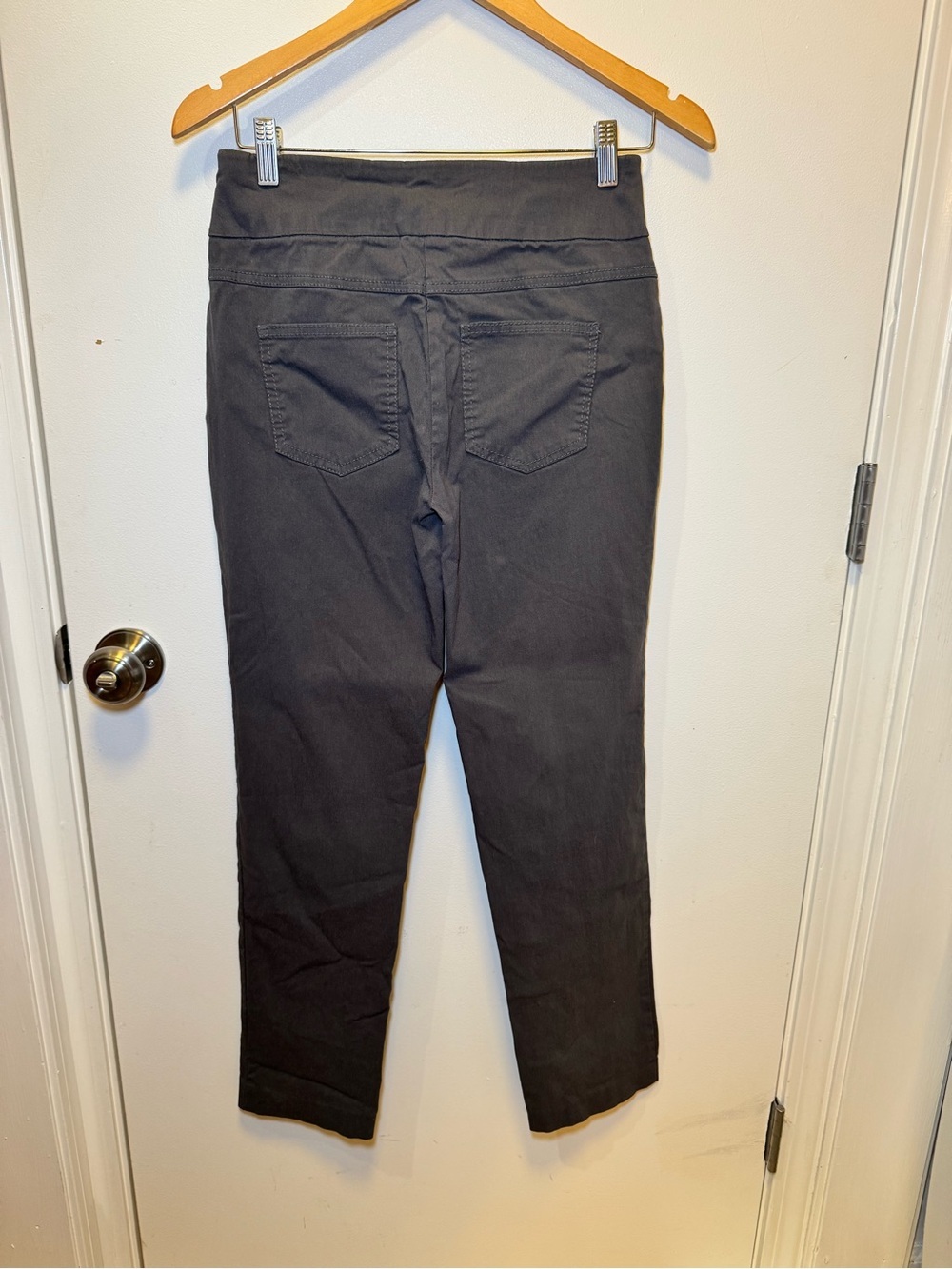 Ruby Rd. Black Straight Leg Pull-On Jeans - Picture 7 of 13